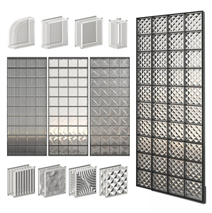 Glass Block Wall 01